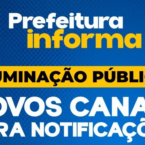 População tem novos canais para notificações sobre iluminação pública