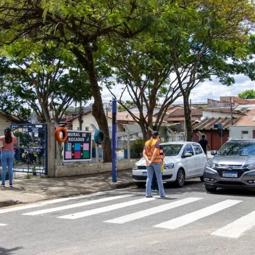 Escola Maria Tereza Piva recebe atividade sobre o trânsito