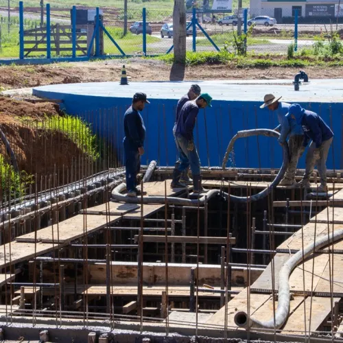 SAAEJA avança nas obras da estação de água na Fazenda da Barra